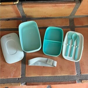 Bentgo Box Lunch Set with Utensils - Mint